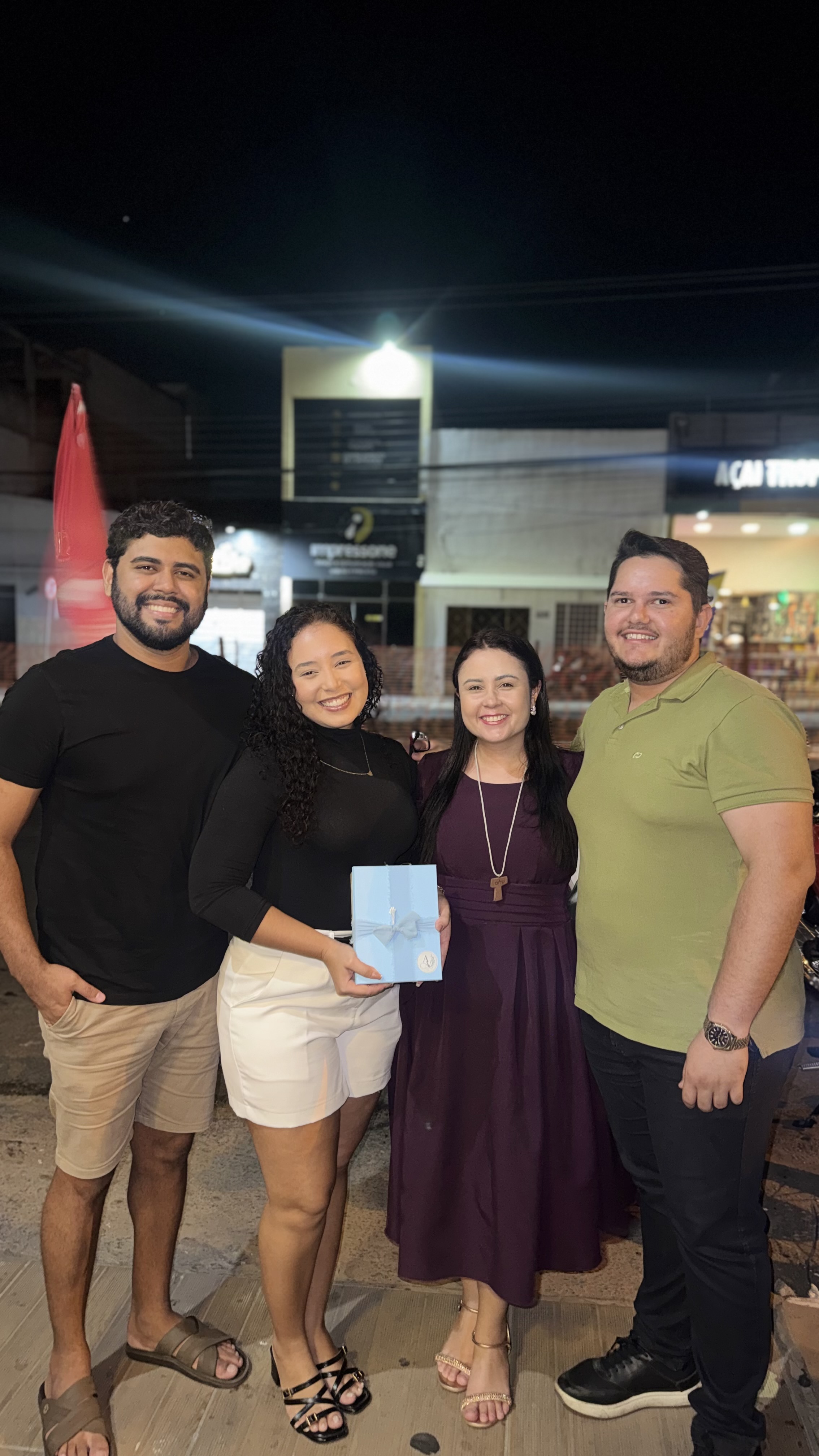 Entrega dos convites aos padrinhos