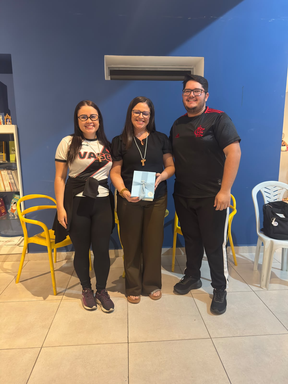 Entrega do convite  a madrinha
